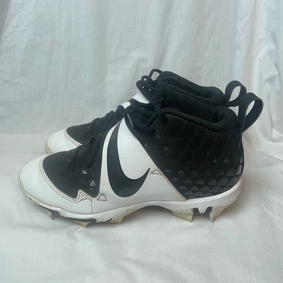 Nike Force Zoom Trout Baseball Cleats Black/White AT3440-001 Mens Size: 6.5 - Picture 6 of 14